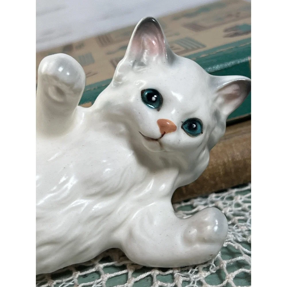 Vintage Lefton Persian Cat Figurine